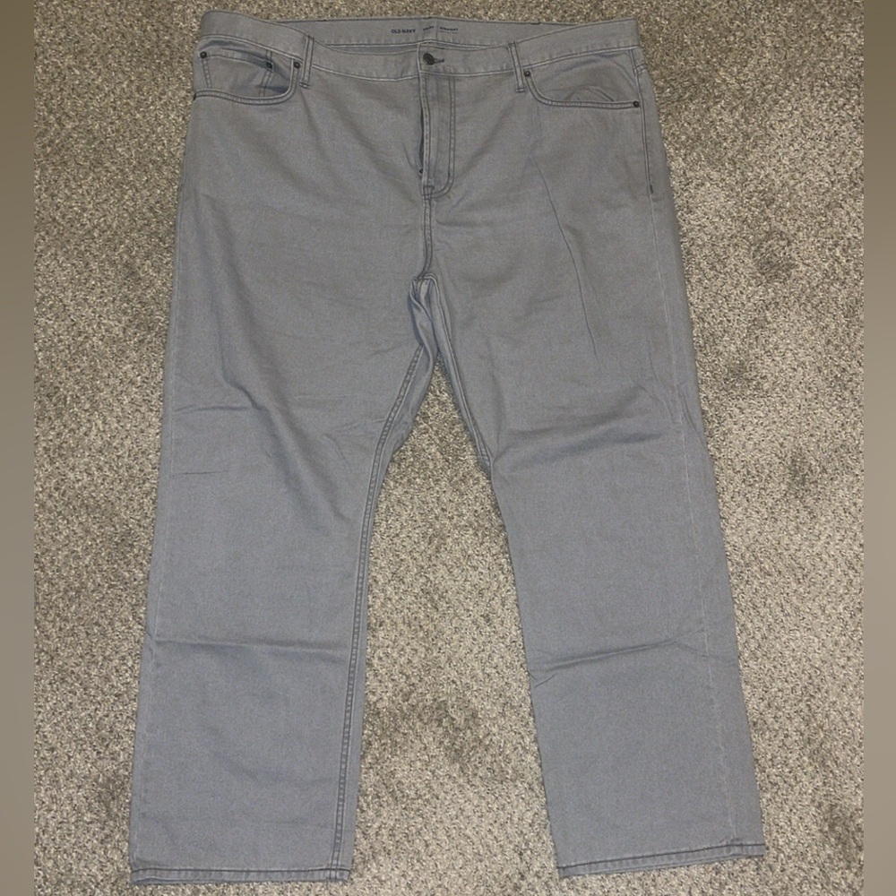 Old Navy Men's Relaxed Fit Gray Jeans 44x30